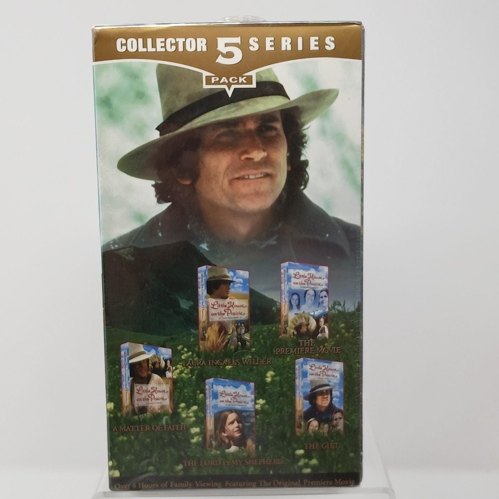Little House on the Prairie Collector Series Greatest Shows‎ 2002 Set Of 5 VHS - Picture 3 of 6